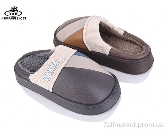 Фотография Тапки мужские домашние зима 8801 mix (12 пар р.40-47) "Jibukang" недорого оптом от прямого поставщика, изображение 3