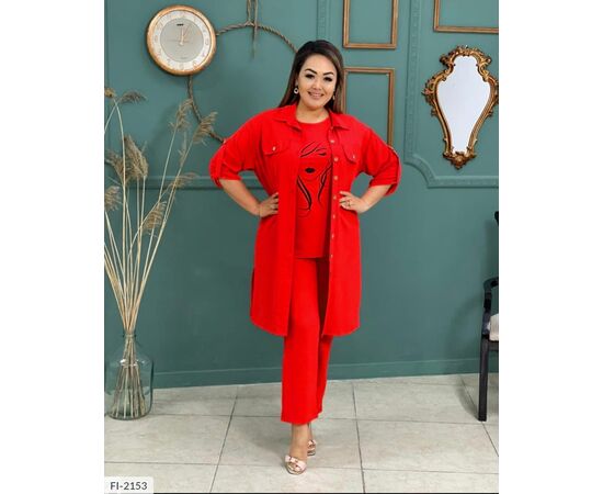 Фотография Костюм тройка р.46-48 ;50-52;54-56;58-60;62-64 (5цв) "VLADA" купить недорого от прямого поставщика, изображение 8