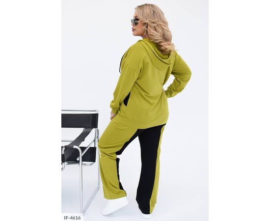 Фотография Женский костюм кофта с брюками на резнике большие размеры р.46-48;50-52;54-56;58-60;62-64 (3цв) "VLADA" купить недорого от прямого поставщика, изображение 6