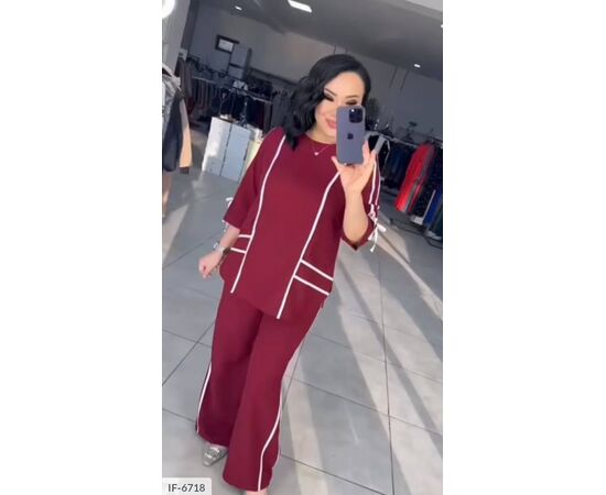 Фотография Костюм двойка женский большие размеры р.46-48;50-52;54-56;58-60;62-64 (5цв) "VLADA" купить недорого от прямого поставщика, изображение 8