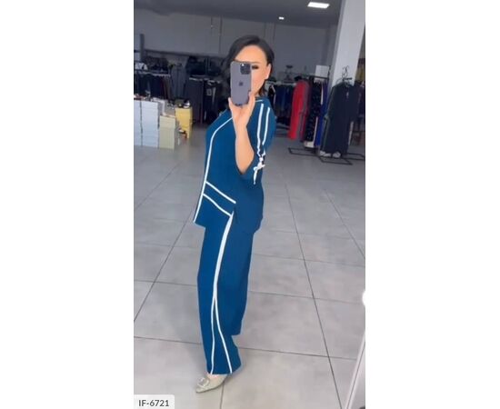 Фотография Костюм двойка женский большие размеры р.46-48;50-52;54-56;58-60;62-64 (5цв) "VLADA" купить недорого от прямого поставщика, изображение 5