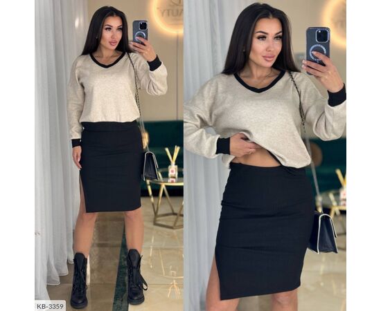 Фотография Костюм двойка женский большие размеры р.50-52;54-56;58-60 "VLADA" купить недорого от прямого поставщика, изображение 9