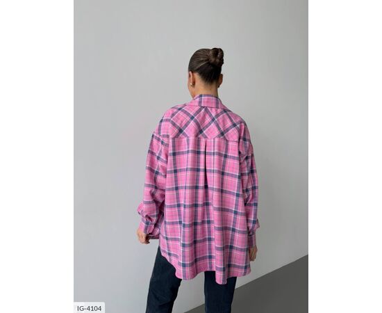 Фотография Женская фланелевая рубашка р.УНИВЕРСАЛЬНЫЙ (6цв) "ANNABELLE" купить недорого от прямого поставщика, изображение 22