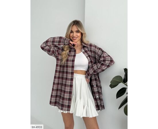 Фотография Женская фланелевая рубашка р.УНИВЕРСАЛЬНЫЙ "ANNABELLE" купить недорого от прямого поставщика, изображение 12