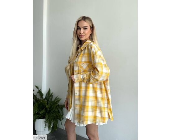 Фотография Женская фланелевая рубашка р.УНИВЕРСАЛЬНЫЙ (6цв) "ANNABELLE" купить недорого от прямого поставщика, изображение 8