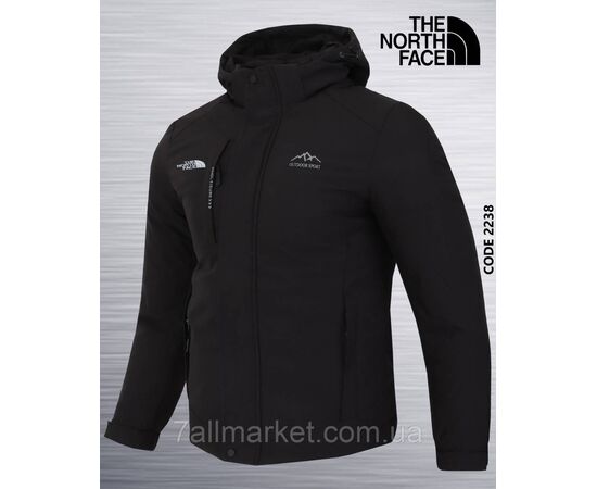 Куртка чоловіча зимова з капюшоном Норт Фейс розміри 46-54 (2цв) "REMAIN" купити недорого від прямого постачальника, зображення 2