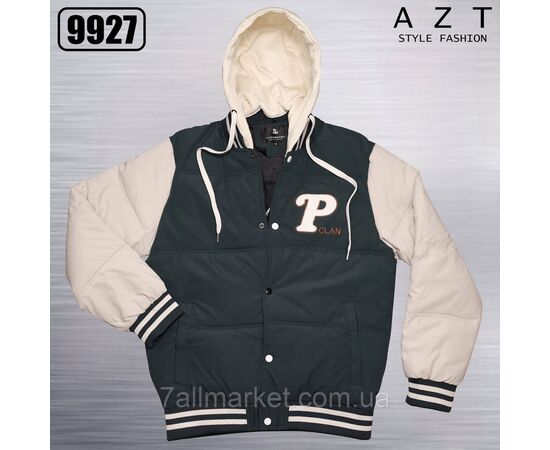 Фотография Куртка-бомбер мужская зимняя с капюшоном  размеры 46-54 (4цв)  "REMAIN" купить недорого от прямого поставщика, изображение 3