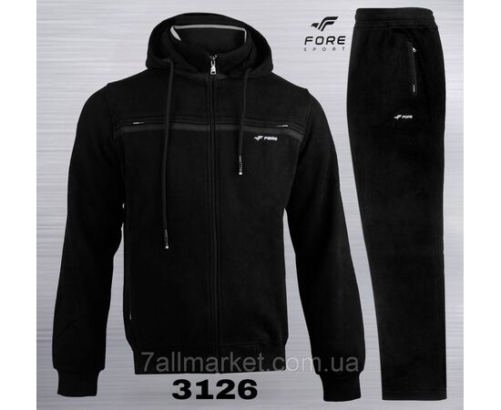 Фотография Спортивный мужской костюм на флисе FORE Супер батал р-ры 6XL-9XL (3цв)"REMAIN" недорого от прямого поставщика, изображение 2