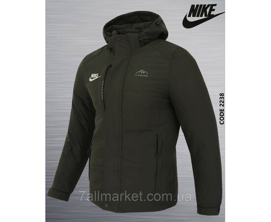 Куртка чоловіча зимова з капюшоном Найк розміри 46-54 (2кв) "REMAIN" купити недорого від прямого постачальника, зображення 2