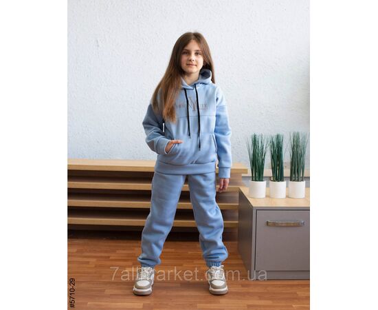 Фотография Спортивний костюм тринитка на флісі підліток 36,38,40,42 (7цв) "NOWEMBER" недорого от прямого поставщика, изображение 2