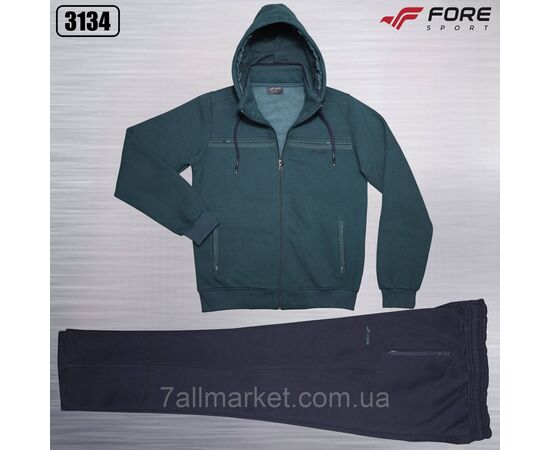 Фотография Спортивный мужской костюм на флисе FORE размеры  M-3XL (5цв) "REMAIN" купить недорого от прямого поставщика, изображение 4