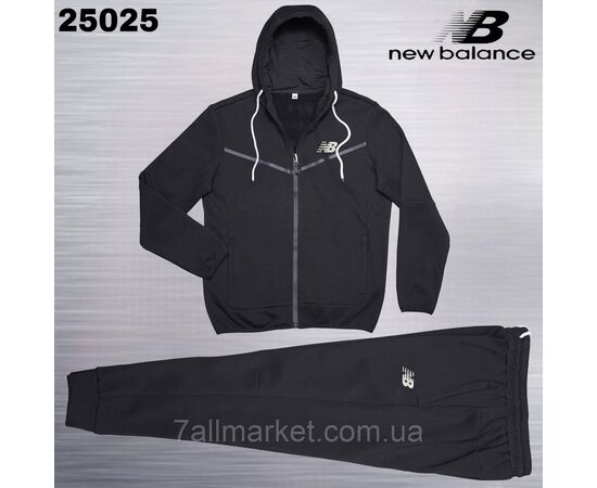 Спортивний чоловічий костюм на фліс велюрі New Balance розміри M-3XL (5 кв) "REMAIN" купити недорого від прямого постачальника, зображення 3