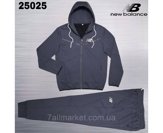 Спортивний чоловічий костюм на фліс велюрі New Balance розміри M-3XL (5 кв) "REMAIN" купити недорого від прямого постачальника, зображення 5