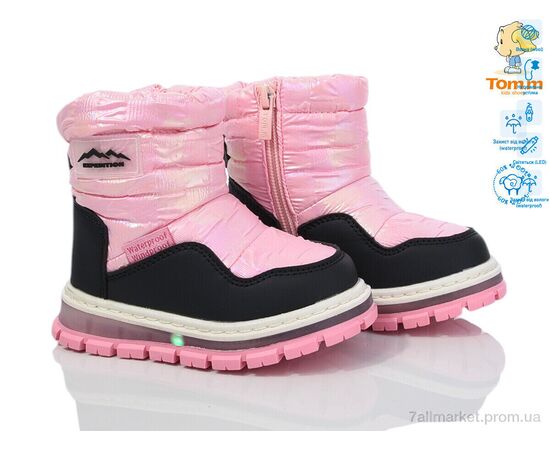 Фотография Дутики детские утепленные зима 11327H LED (8 пар р.23-28) "TOM.M" недорого оптом от прямого поставщика, изображение 2