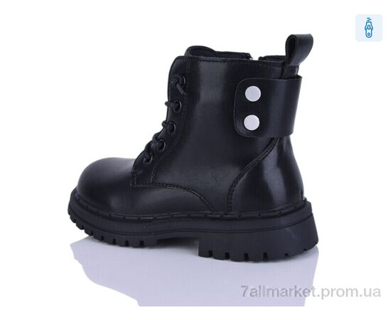 Черевики дитячі зручні Весна/осінь A180 black (8 пар р.27-31) "KEWK" недорого оптом від прямого постачальника, зображення 2