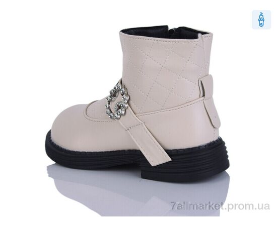 Черевики дитячі зручні Весна/осінь A003 beige (8 пар р.27-31) "KEWK" недорого оптом від прямого постачальника, зображення 2