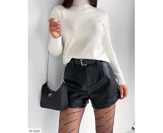 Жіночі стильні шорти з екошкіри. р.42-44;44-46 (2кол.) "BEST FASHION" купити недорого від прямого постачальника, зображення 6