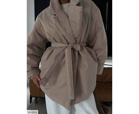 Фотография Женская куртка плащёвка на синтепоне р.42-44 "BEST FASHION" купить недорого от прямого поставщика, изображение 4