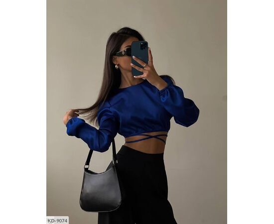 Топ на зав'язках р.42-44;44-46 (3кол.) "BEST FASHION" купити недорого від прямого постачальника, зображення 4