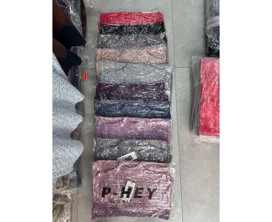 Фотография Гольф женский Q514 mix р.44-50 "P.HEY" недорого оптом от прямого поставщика, изображение 2