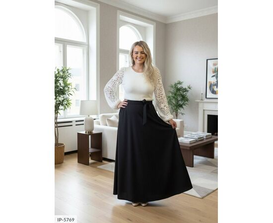 Мякий трикотаж, що огортає комфортом, а рукав із французької вязаної ангорки додає образу ніжності та вишуканого шарму р.46-48;50-52;54-56 "LANA" купити недорого від прямого постачальника, зображення 2