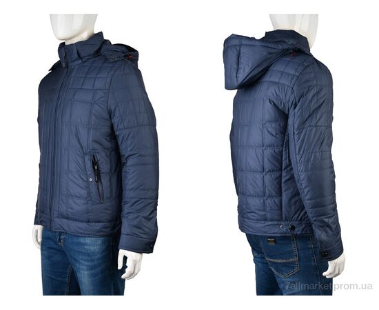 Куртка чоловіча Зима 4226-AB2533-6 navy (6 шт. р.сітка46-56) "Мир" недорого оптом від прямого постачальника, зображення 3