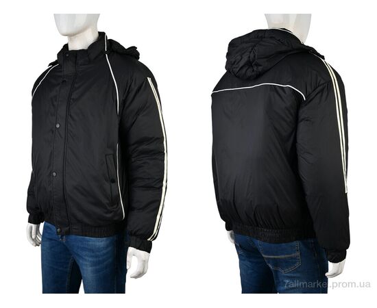 Фотография Куртка мужская Зима 4238-C1166-1 black (5 шт. р.сетка L-4XL) "Мир" недорого оптом от прямого поставщика, изображение 3