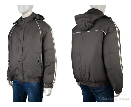 Фотография Куртка мужская Зима 4238-C1166-2 grey (5 шт. р.сетка L-4XL) "Мир" недорого оптом от прямого поставщика, изображение 3