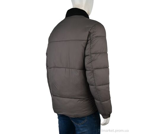 Фотография Куртка мужская Весна/осень 4238-C1132-2 grey (5 шт. р.сетка L-4XL) "Мир" недорого оптом от прямого поставщика, изображение 2
