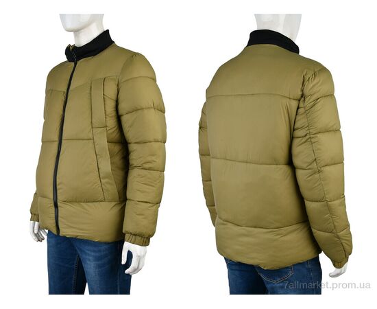 Куртка чоловіча Весна/осінь 4238-C1132-3 green (5 шт. р.сіткаL-4XL) "Мир" недорого оптом від прямого постачальника, зображення 3