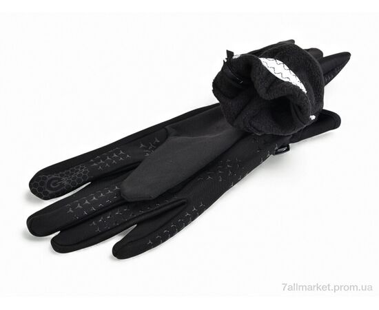 Рукавички для дітей Зима 2407-2 black (12 шт. р.сіткаS-L) "KUINH" недорого оптом від прямого постачальника, зображення 3