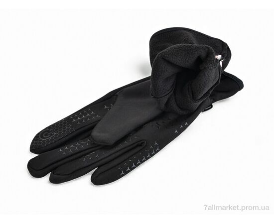Рукавички для дітей Зима 2407-3 black (12 шт. р.сіткаS-L) "KUINH" недорого оптом від прямого постачальника, зображення 3