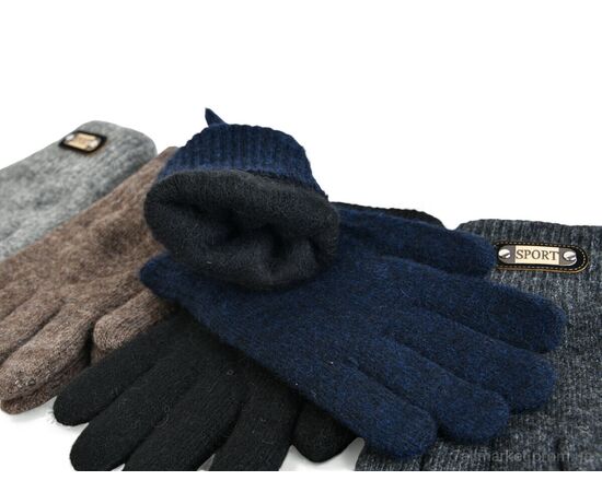Рукавички для дітей Зима 2031L mix (12 шт. р.сітка8-12) "KUINH" недорого оптом від прямого постачальника, зображення 2
