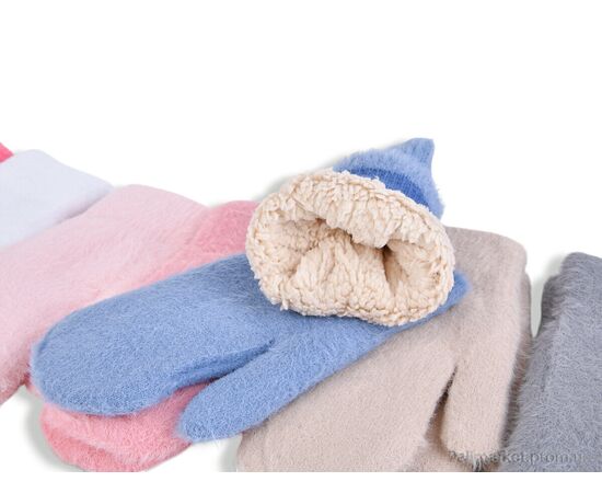 Рукавиці дитячі Зима 6355 mix (12 шт. р.сітка7-10) "KUINH" недорого оптом від прямого постачальника, зображення 2