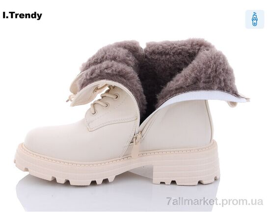 Черевики жіночі стильні Зима B9709-1 (6 пар р.36-41) "Trendy" недорого оптом від прямого постачальника, зображення 2