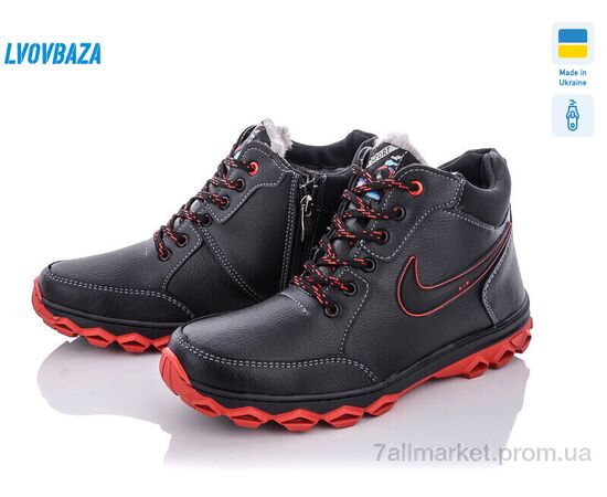 Черевики чоловічі стильні Зима Roksol Б7-2 кз. (8 пар р.40-45) "Lvovbaza" недорого оптом від прямого постачальника, зображення 2