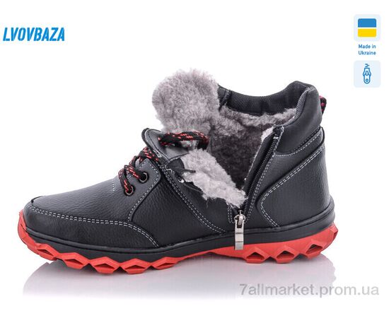 Черевики чоловічі стильні Зима Roksol Б7-2 кз. (8 пар р.40-45) "Lvovbaza" недорого оптом від прямого постачальника, зображення 3