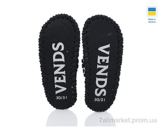 Тапки дитячі домашні Весна/осінь 037 чорний (9 пар р.30-35) "Active" недорого оптом від прямого постачальника, зображення 3