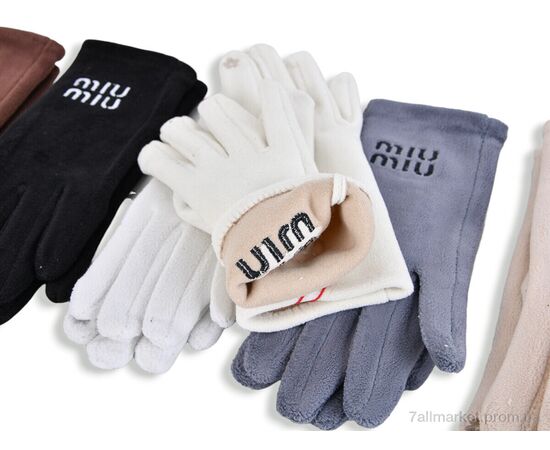 Фотография Перчатки женские Зима M10 mix (12 шт. р.сетка 6,5-8,5) "KUINH" недорого оптом от прямого поставщика, изображение 3