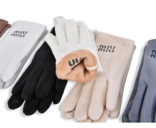 Фотография Перчатки женские Зима M10-1 mix (12 шт. р.сетка 6,5-8,5) "KUINH" недорого оптом от прямого поставщика, изображение 3