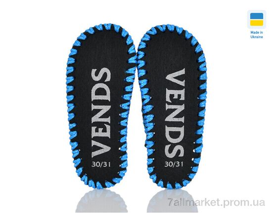 Тапки дитячі домашні Весна/осінь 036 чорний (9 пар р.30-35) "Active" недорого оптом від прямого постачальника, зображення 2