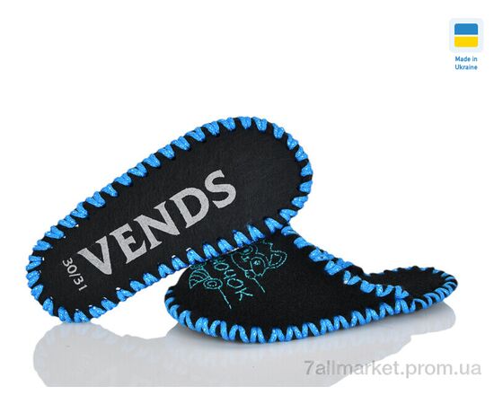 Тапки дитячі домашні Весна/осінь 036 чорний (9 пар р.30-35) "Active" недорого оптом від прямого постачальника, зображення 3