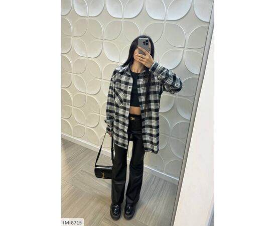 Жіноча фланелева сорочка р.S-L (2кол.) "ANNVER" купити недорого від прямого постачальника, зображення 3