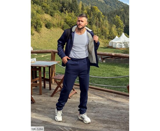 Фотография Тёплый зимний мужской костюм на флисе р.48-50;52-54;56-58 "BRENDA" купить недорого от прямого поставщика, изображение 12