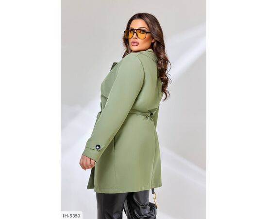 Жіночий тренч великого розміру р.48-50;52-54;56-58 "BRENDA" купити недорого від прямого постачальника, зображення 8