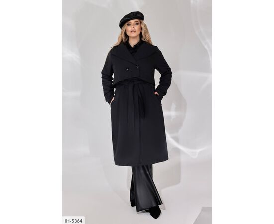 Жіночий тренч великого розміру р.48-50;52-54;56-58 "BRENDA" купити недорого від прямого постачальника, зображення 22