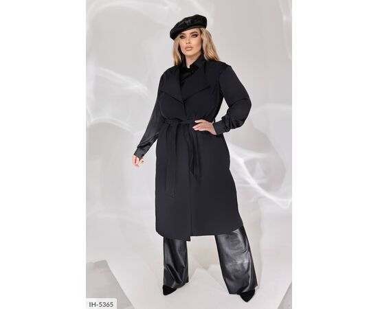 Жіночий тренч великого розміру р.48-50;52-54;56-58 "BRENDA" купити недорого від прямого постачальника, зображення 21