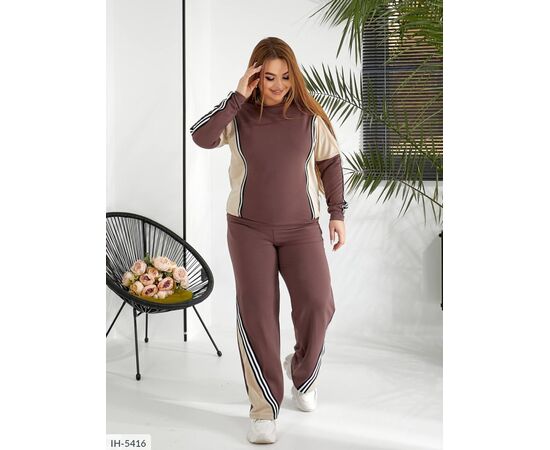 Жіночий костюм кофта з брюками на різанику великі розміри р.48-50;52-54;56-58 "BRENDA" купити недорого від прямого постачальника, зображення 25
