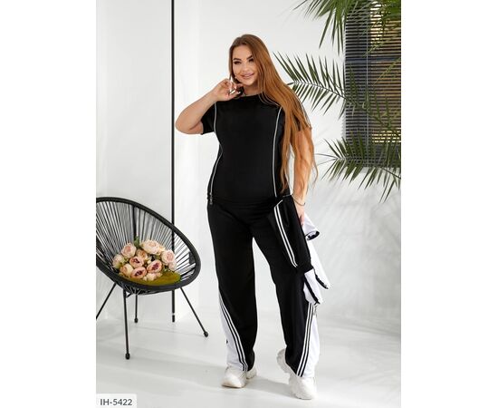 Жіночий костюм кофта з брюками на різанику великі розміри р.48-50;52-54;56-58 "BRENDA" купити недорого від прямого постачальника, зображення 19