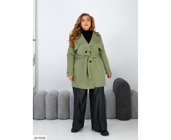 Жіночий тренч великого розміру р.48-50;52-54;56-58 "BRENDA" купити недорого від прямого постачальника, зображення 29